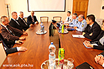 Az Országos Rendőrfőkapitányság delegációjának látogatása karunkon