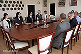A Saitamai Medical University rektora és kollégái látogatása karunkon